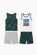 Boys Pj Sleeveless set of 2
