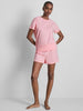 Women pj shortsleeve with short