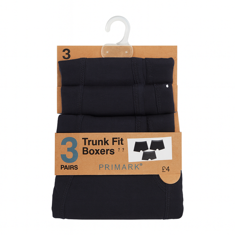 3 Pairs Trunk Fit boxers