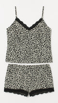 Women pj sleeveless with short