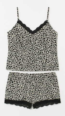 Women pj sleeveless with short