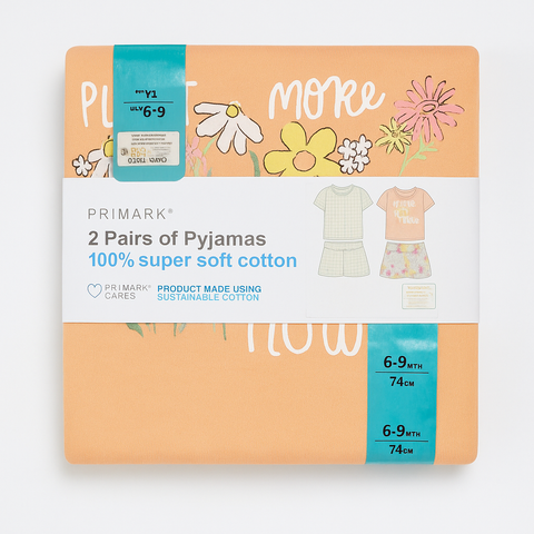 Girls pj set of 2 shorts