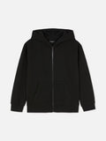Textured Zip-Up Hoodie