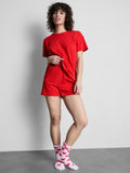 Women pj shortsleeve with short