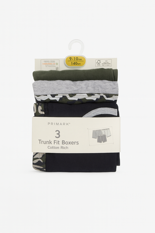 3 Trunk Fit Boxers