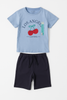Girl set tshirt with short