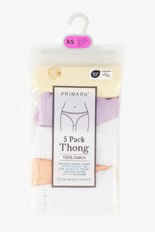 5 Pack Thong