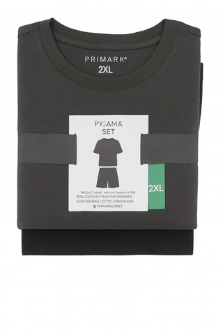 Men pj short with shortsleeve