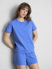 Women pj shortsleeve with short
