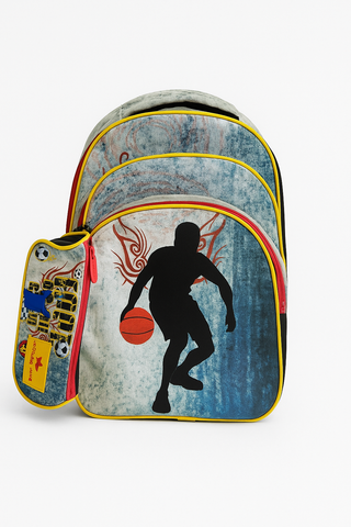 School bah with pencil-case