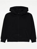 Black Zip-up Hoodie