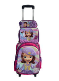 Trolly School Bag with lunch Box and Pencil Case