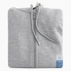 Light gray zip up hoodie
