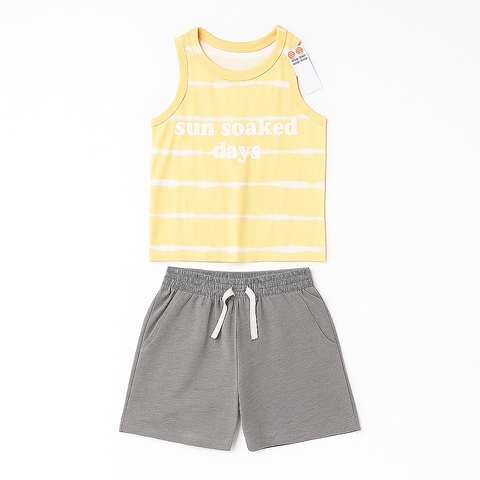 Set sleeveless with short