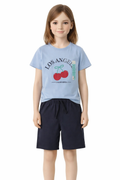 Girls set tshirt with short